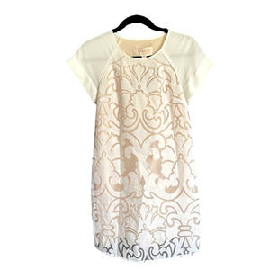 NWT Keepsake IVORY LACE BURNOUT Dress